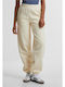 Pantaloni Trening Cu Elastic Fleece Whitesand
