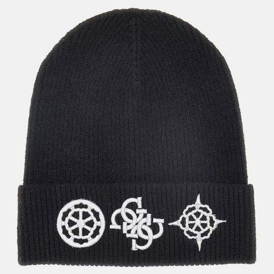 Beanie Feminin Căciulă Tricotat în culoarea Negru