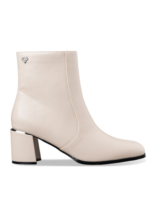 Stiefeletten Damen Weiß