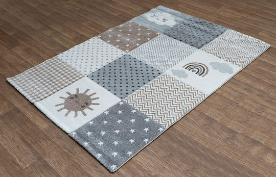 Viopros Παιδικό Χαλί Γκρι 133x190cm
