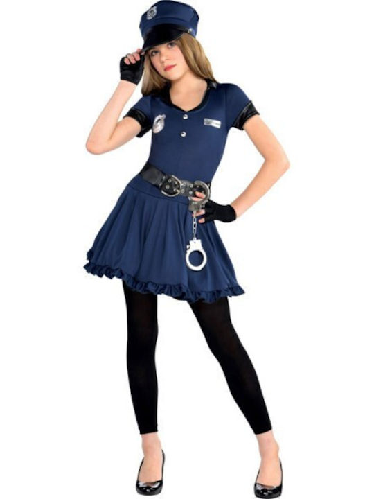 Kids Carnival Costume Policewoman