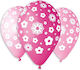 12'' Printed Balloon Daisies 25pcs