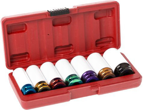 Set 7 Impact Socket Wrenches Kraft&dele Kd11752 1/2"