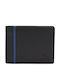 Mars Leder Herrenbrieftasche Schwarz