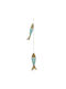 Kaemingk Decorative Handmade Wooden Garland 100x100cm Various Designs