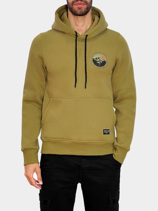 3Guys Sweatshirt Light Khaki