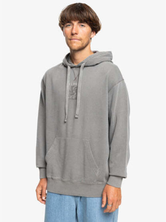 Quiksilver Sweatshirt Fleece with Hood Canteen