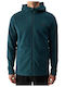 4F Sweatshirt Fleece with Hood Turquoise