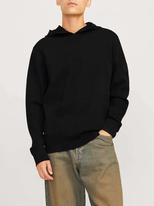 Jack & Jones Sweatshirt with Hood Black