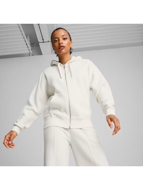PUMA Winterized Γυναικεία Ζακέτα Φούτερ με Κουκ...