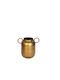Atmosphera Decorative Vase Gold 11.5x8x24cm