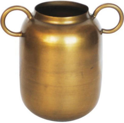 Atmosphera Decorative Vase Gold 11.5x8x24cm