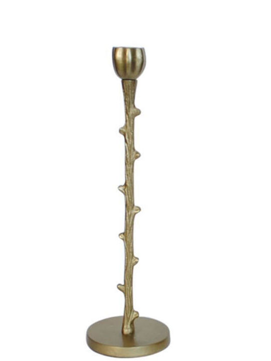 Atmosphera Candle Holder Metal in Gold Color 9x...