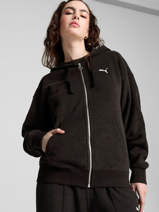 PUMA Her Winterized Μακριά Γυναικεία Ζακέτα Φού...