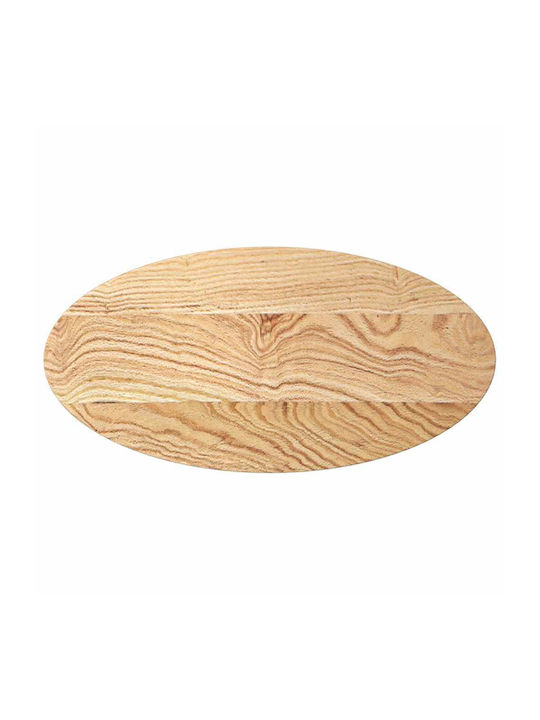 vidaXL Oval Tischoberfläche aus Massivholz Oaks 80x40x2cm 4009037 1Stück