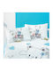 Beauty Home Baby Cotton Pillowcases Set Blue 35x45cm
