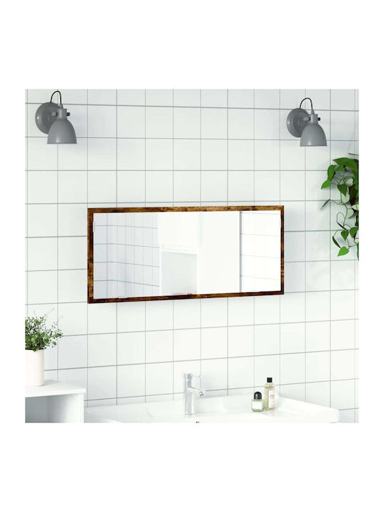 vidaXL Badezimmerspiegel LED aus Kunststoff mit...