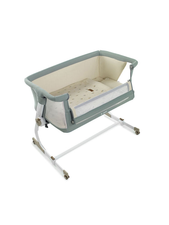 Jane Λίκνο Baby Side Iii με Στρώμα και Ρόδες Botanic