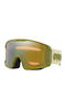Oakley Line Miner L Μάσκα Σκι & Snowboard Ενηλίκων Πράσινη με Φακό Polarized σε Πράσινο Χρώμα