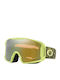 Oakley Line Miner M Ski & Snowboard Goggles Kids Green with Lens in Green Color