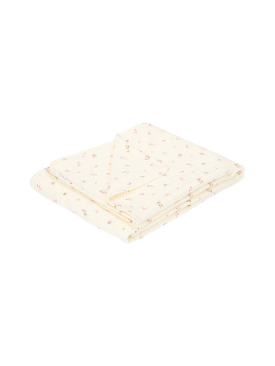 Little Dutch Blanket Cot Beige Fairy Blossom 110x140cm LD-