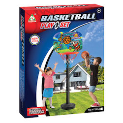 Perfectoys Παιδική Μπασκέτα Im Freien και Innen mit Ständer