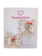 GaFashion Marshmallove Set de Agrafe pentru Copii cu Pensete White 2buc