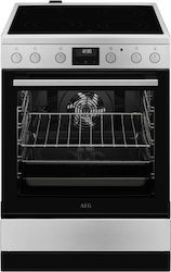 AEG Ελεύθερη με Κεραμικές Εστίες Inox 5000 Surroundcook AEG Ελεύθερη με Κεραμικές Εστίες Inox 5000 Surroundcook