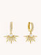 Mya-Bay Earrings made of Silver Gold Plated with Stones
