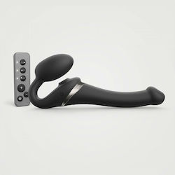 Strap On Me Trägerlos Strap On mit Dildo 2cm mit Vibration in Schwarz Farbe Strap On Me Trägerlos Strap On mit Dildo 2cm mit Vibration in Schwarz Farbe