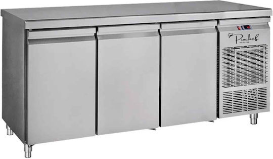 Bambas Frost Edelstahl Kühltisch mit Schublade und Kühlaggregat L216xB60xH85cm