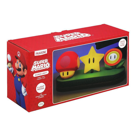 Paladone Kids Decorative Lamp Icons Multicolour 31x11cm Paladone Kids Decorative Lamp Icons Multicolour 31x11cm