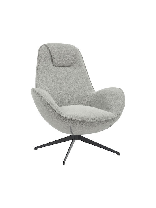 Flago Sessel Drehbar Light Grey 85x88x103.5cm