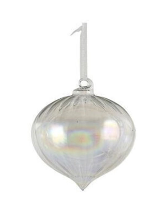 Hanging Ball Ornament Ornament Glass Transparent 10cm