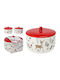 Zaros Christmas Cookie Jar Ceramic L13xW13xD10cm.