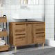 vidaXL Waschtisch ohne Waschbecken L80xB33xH60cm Oaks