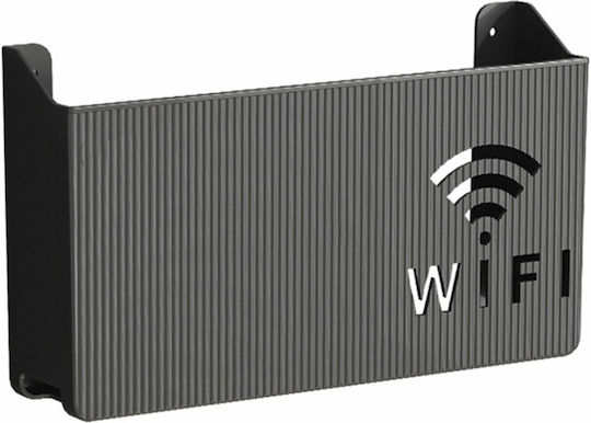 Suport Router Wifi Zola Plastic 24.8x14.6x5.8 Cm Negru