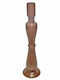 Zaros Candle Holder Glass in Brown Color 9x37cm 1pcs