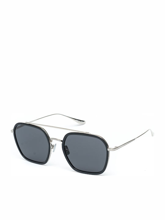 Belstaff Unisex Γυαλιά Ηλίου με Μαύρο Σκελετό και Μαύρο Φακό