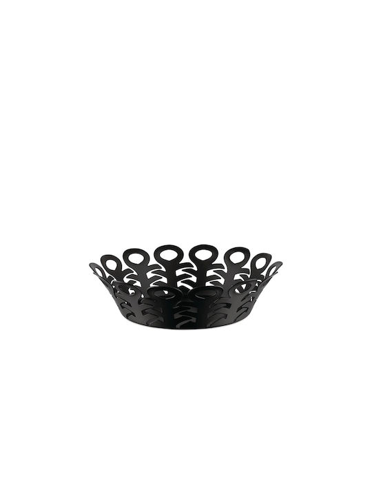 Alessi Fruit Bowl Inox Black 22x22cm