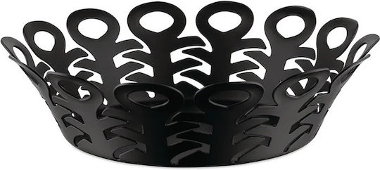Alessi Fruit Bowl Inox Black 22x22cm