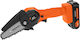 Krausmann Pruning Battery Chainsaw 1x2Ah 21V 0.685kg with Blade 10cm