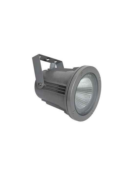 KT Lighting Επιτοίχιος Εξωτερικός Προβολέας LED 20W με Φυσικό Λευκό Φως