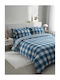 Vesta Home Σετ Παπλωματοθήκη Βαμβακερή 170x240cm Μονή με Μαξιλαροθήκη Oslo Μπλε