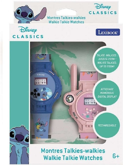 Lexibook Kids' Walkie Talkies Blue-Pink For 3+ Years 2pcs