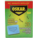 Oskar Insektenabwehrtabletten für Mücken 30 Registerkarten 1cm
