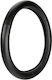 Lampa Car Steering Wheel Cover with Diameter 35-37cm made of Leatherette Black