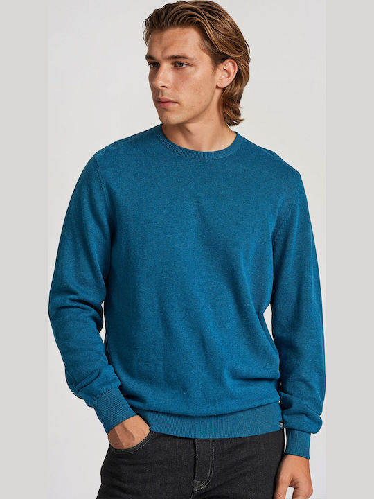 Funky Buddha Langarm-Pullover Petrol Blau
