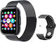 T99 Smartwatch με Παλμογράφο (Μαύρο)