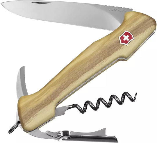 Victorinox Wine Master Swiss Army Knife Beige in Leather Sheath